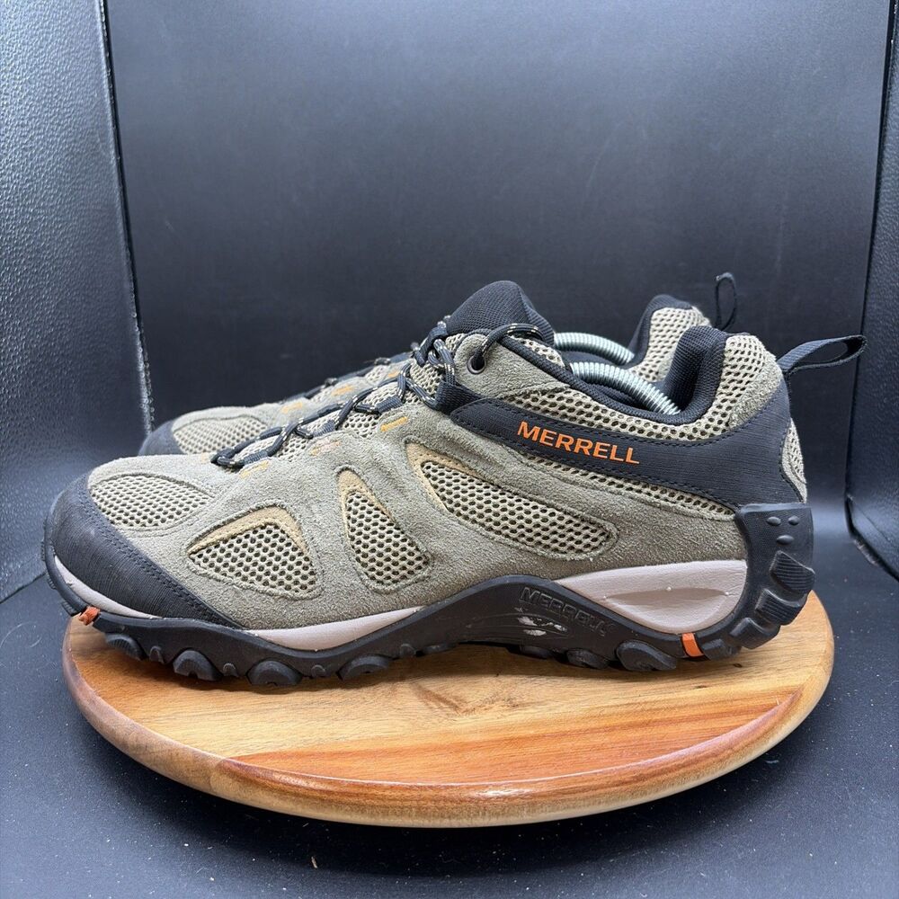 Merrell Yokota 2 Men’s Size 12 Wide Hiking Shoes Olive Green Sneakers J135439